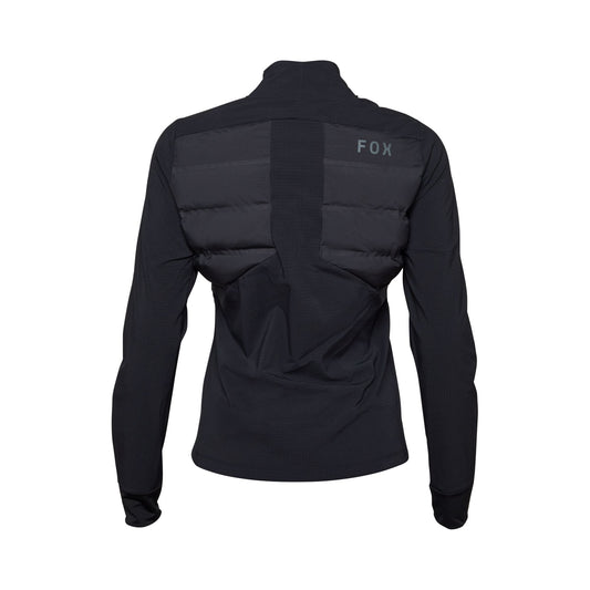 Fox Head Womens Flexair Fire Hybrid Jacket-XS-Black-BRINK