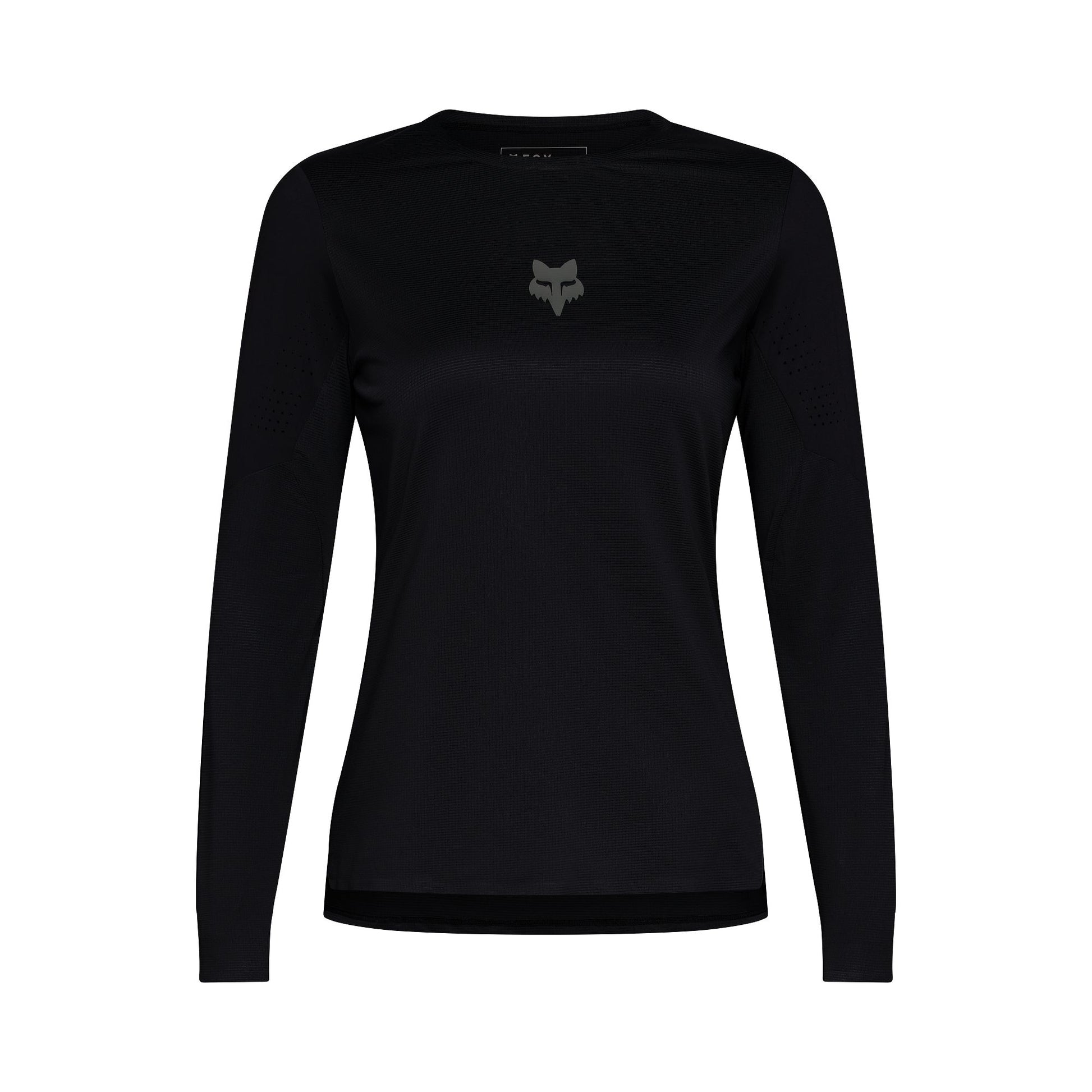 Fox Head Womens Flexair Long Sleeve Jersey-XS-Black-BRINK