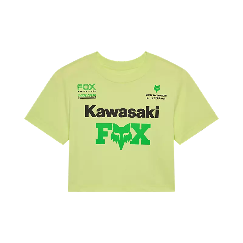 Fox Head Womens Kawi Baby Tee-XS-Lime-BRINK