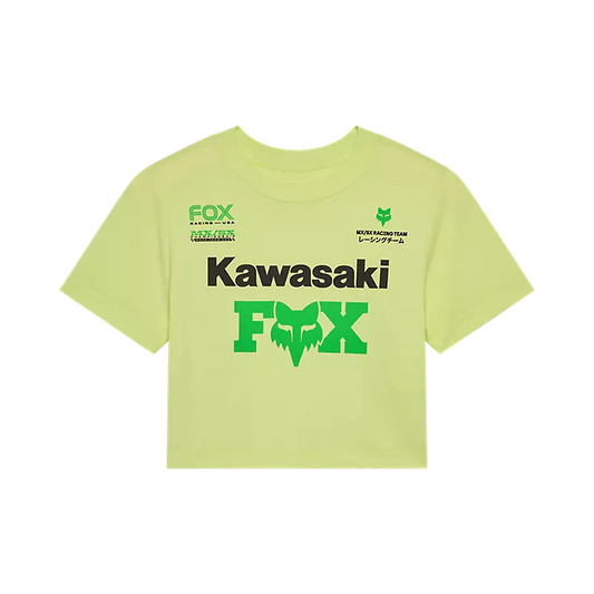 Fox Head Womens Kawi Baby Tee-XS-Lime-BRINK