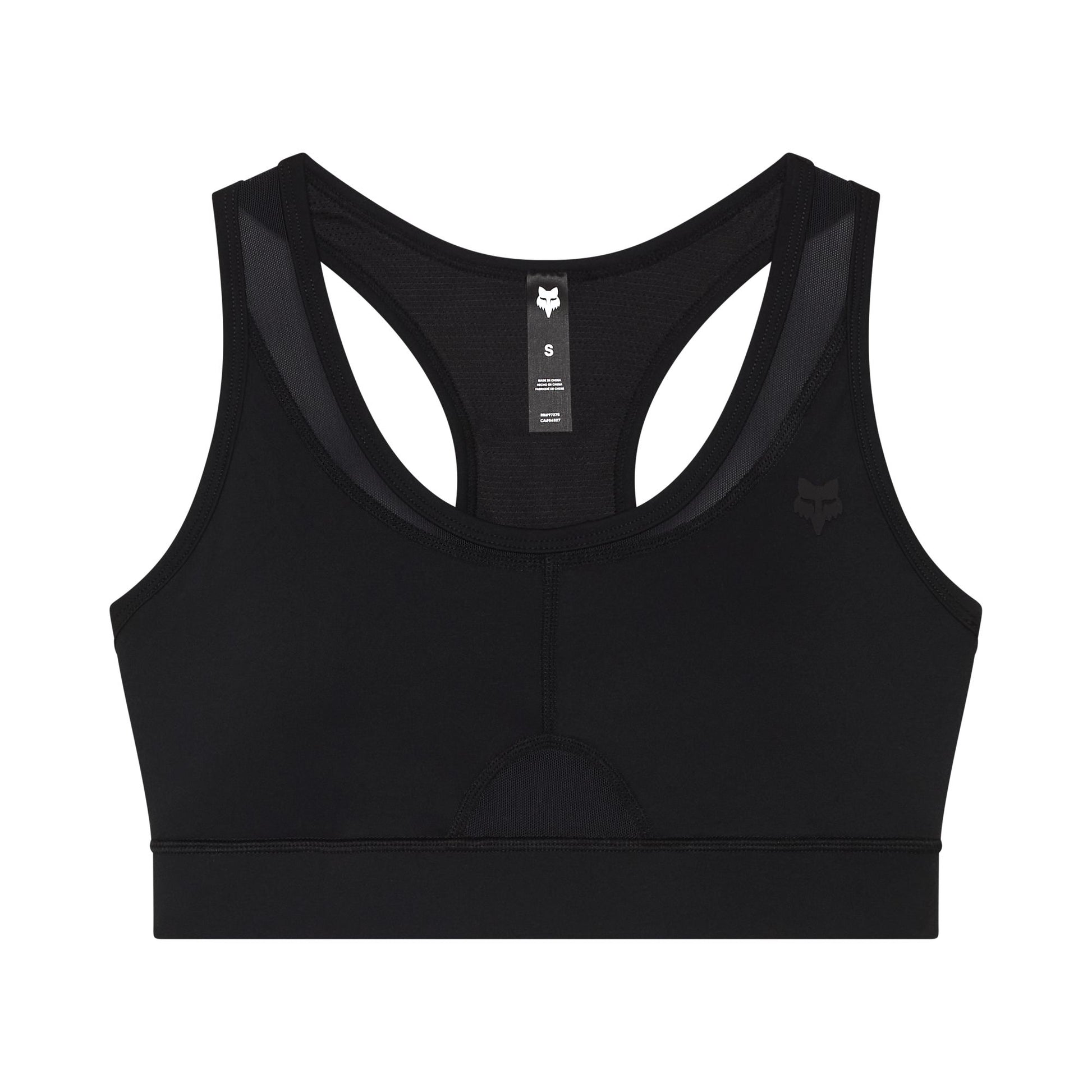 Fox Head Womens Motive Sports Bra-XS-Black-BRINK