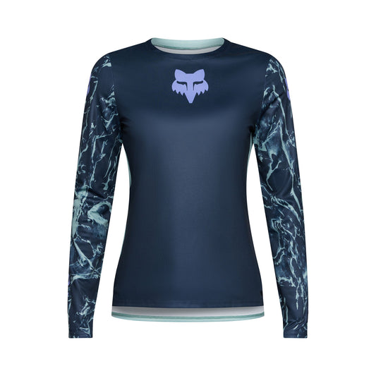 Fox Head Womens Ranger IMAGE Print Long Sleeve Jersey 2026-XS-Arctic Blue-BRINK