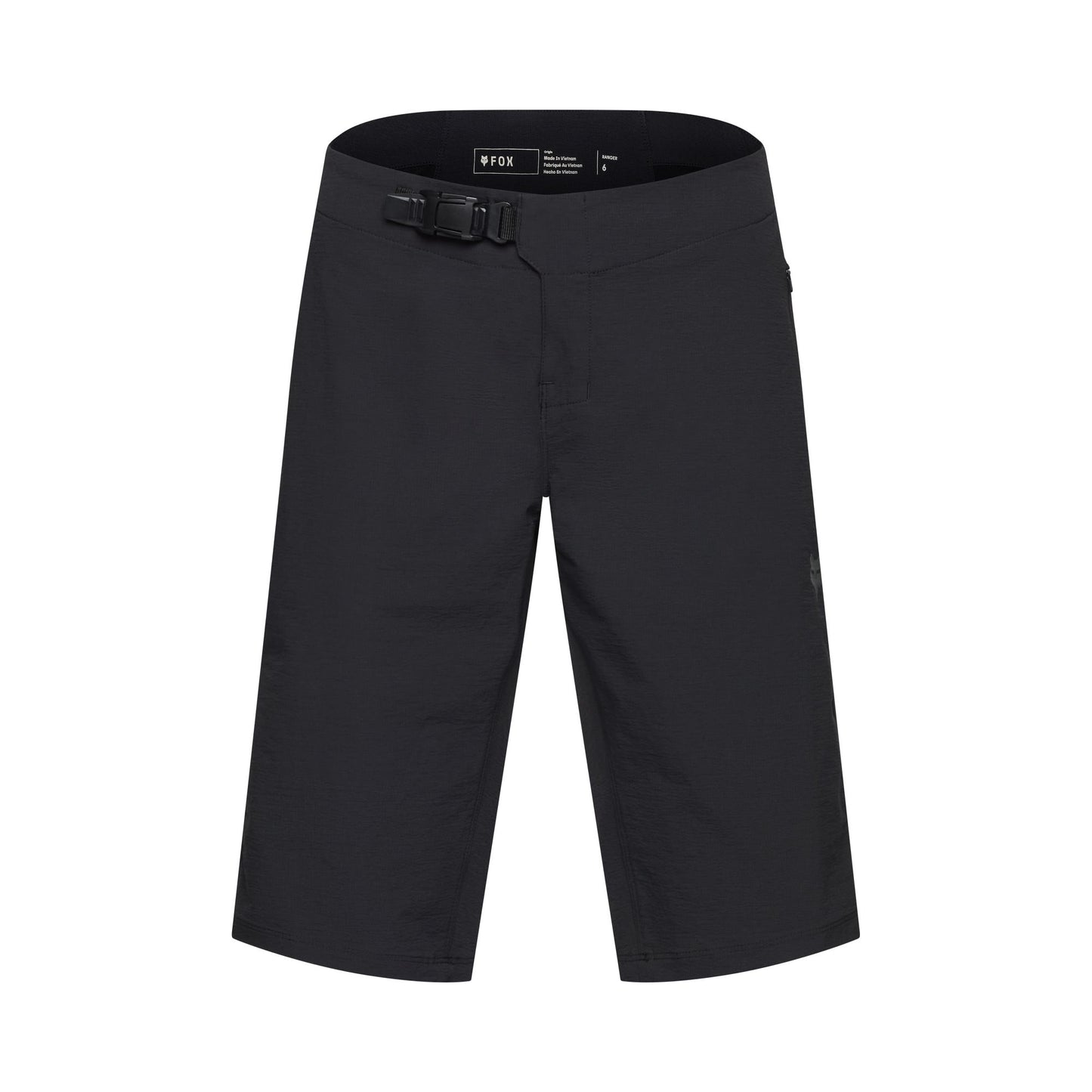 Fox Head Womens Ranger Lined Shorts-2-Black-BRINK