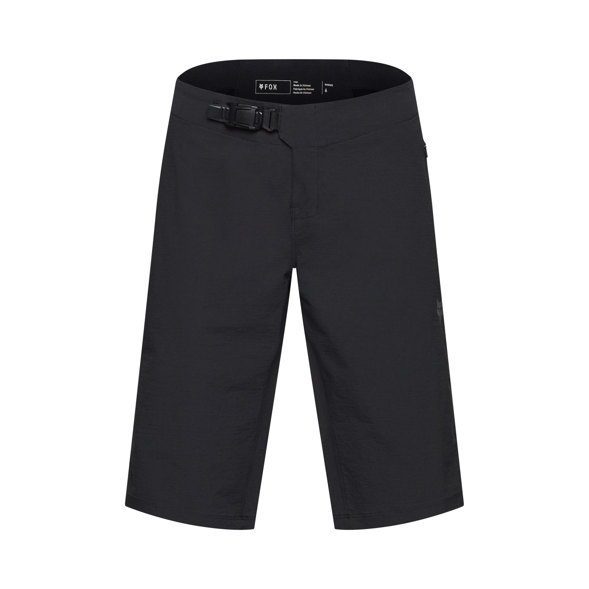 Fox Head Womens Ranger Lined Shorts-2-Black-BRINK