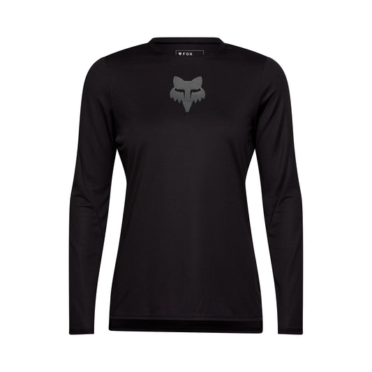 Fox Head Womens Ranger Long Sleeve Jersey-XS-Black-BRINK