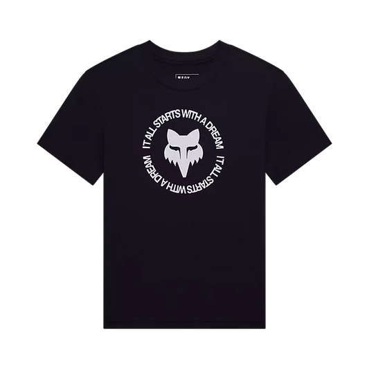 Fox Head Womens Vision Tee 2026-XS-Black-BRINK