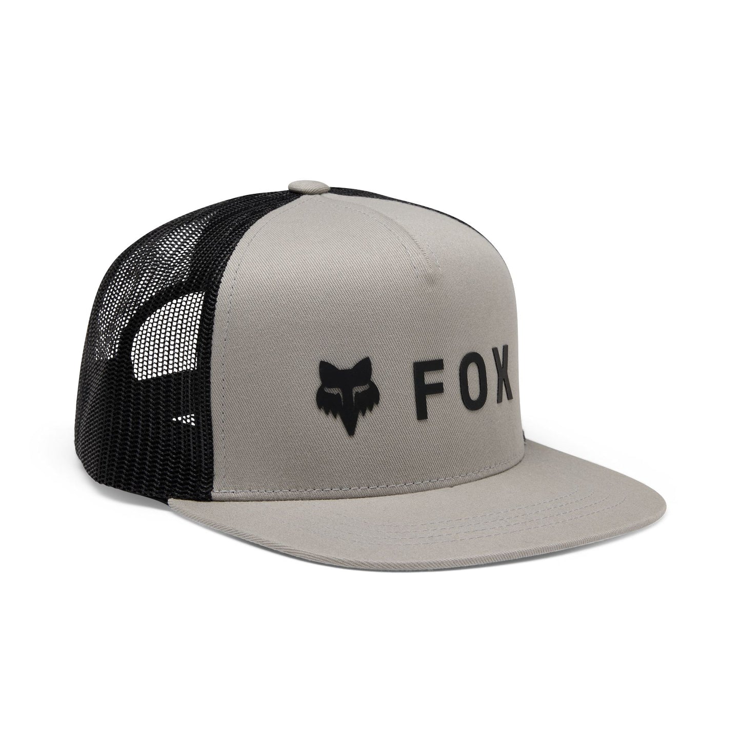 Fox Head Youth Absolute Mesh Snapback Hat-One Size-Cloud Grey-BRINK