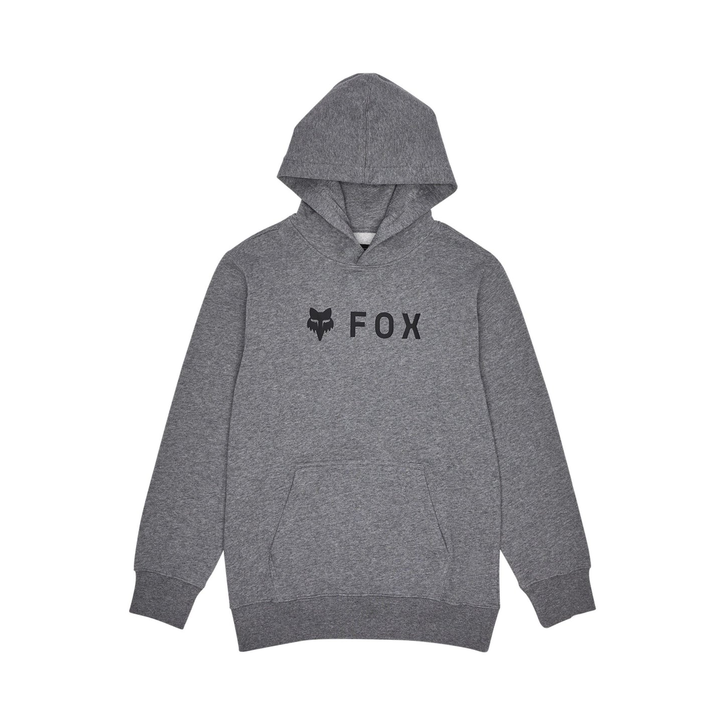Fox Head Youth Absolute Pullover Hoodie-YS-Heather Graphite-BRINK