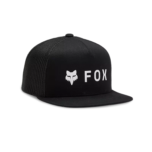 Fox Head Youth Absolute Snapback Mesh Hat-One Size-Black-BRINK