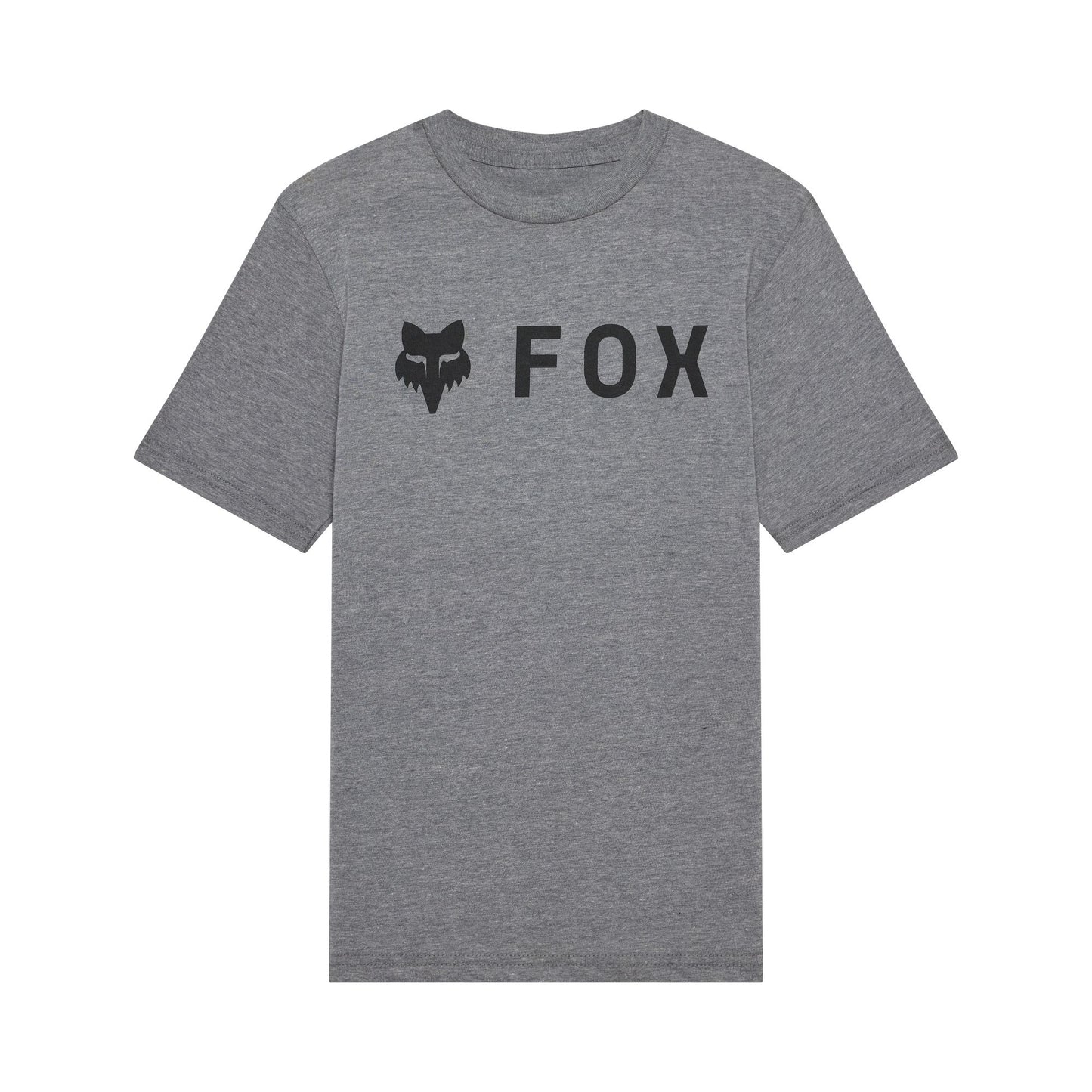 Fox Head Youth Absolute Tee-YS-Heather Dark Grey-BRINK