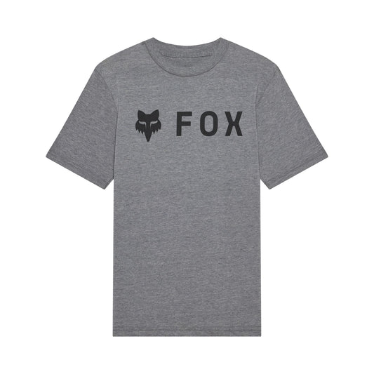 Fox Head Youth Absolute Tee-YS-Heather Dark Grey-BRINK