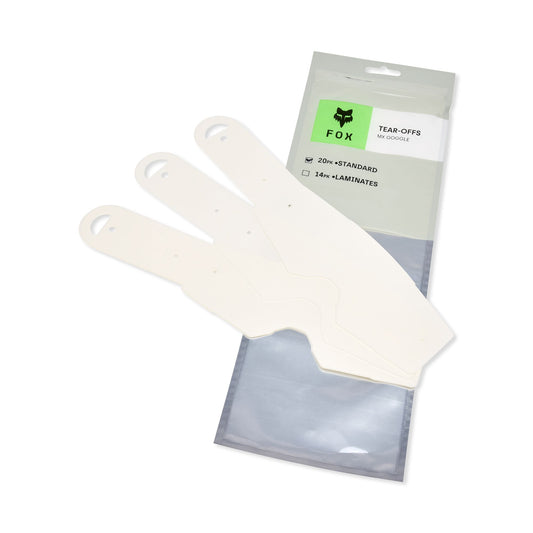 Fox Head Youth Airspace & Main Standard Tear Offs - 20 Pack 2026-One Size-Clear-BRINK