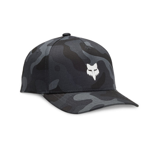 Fox Head Youth Camo 110 Snapback Hat-One Size-Black Camo-BRINK