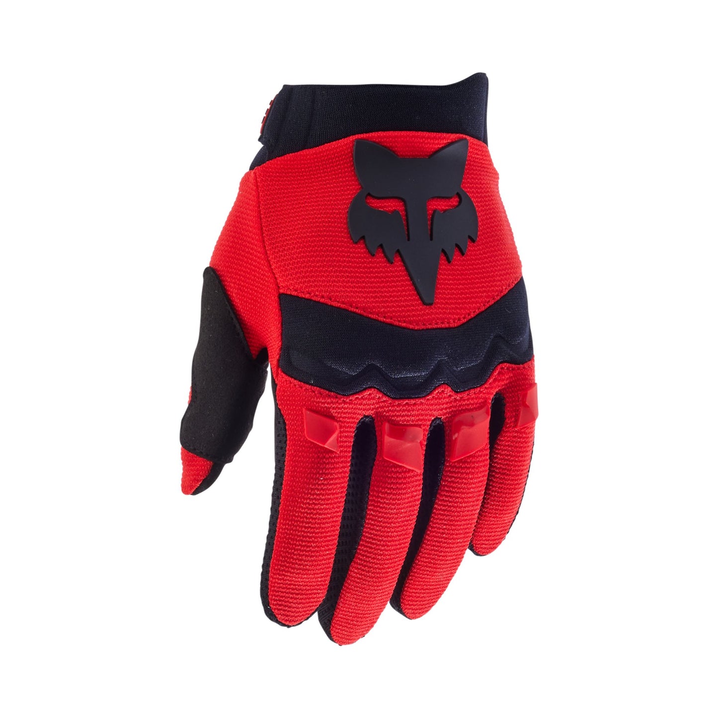 Fox Head Youth Dirtpaw Gloves-YXS-Fluorescent Red-BRINK