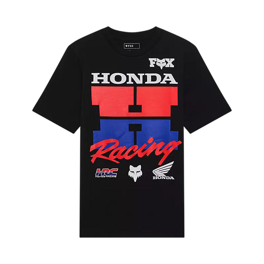 Fox Head Youth Honda Tee-YS-Ultra Black-BRINK