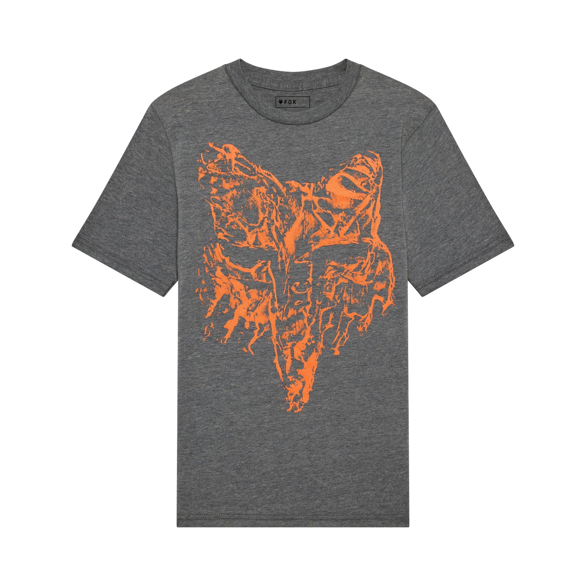 Fox Head Youth IMAGE Print HD Tee 2026-YS-Heather Dark Grey-BRINK