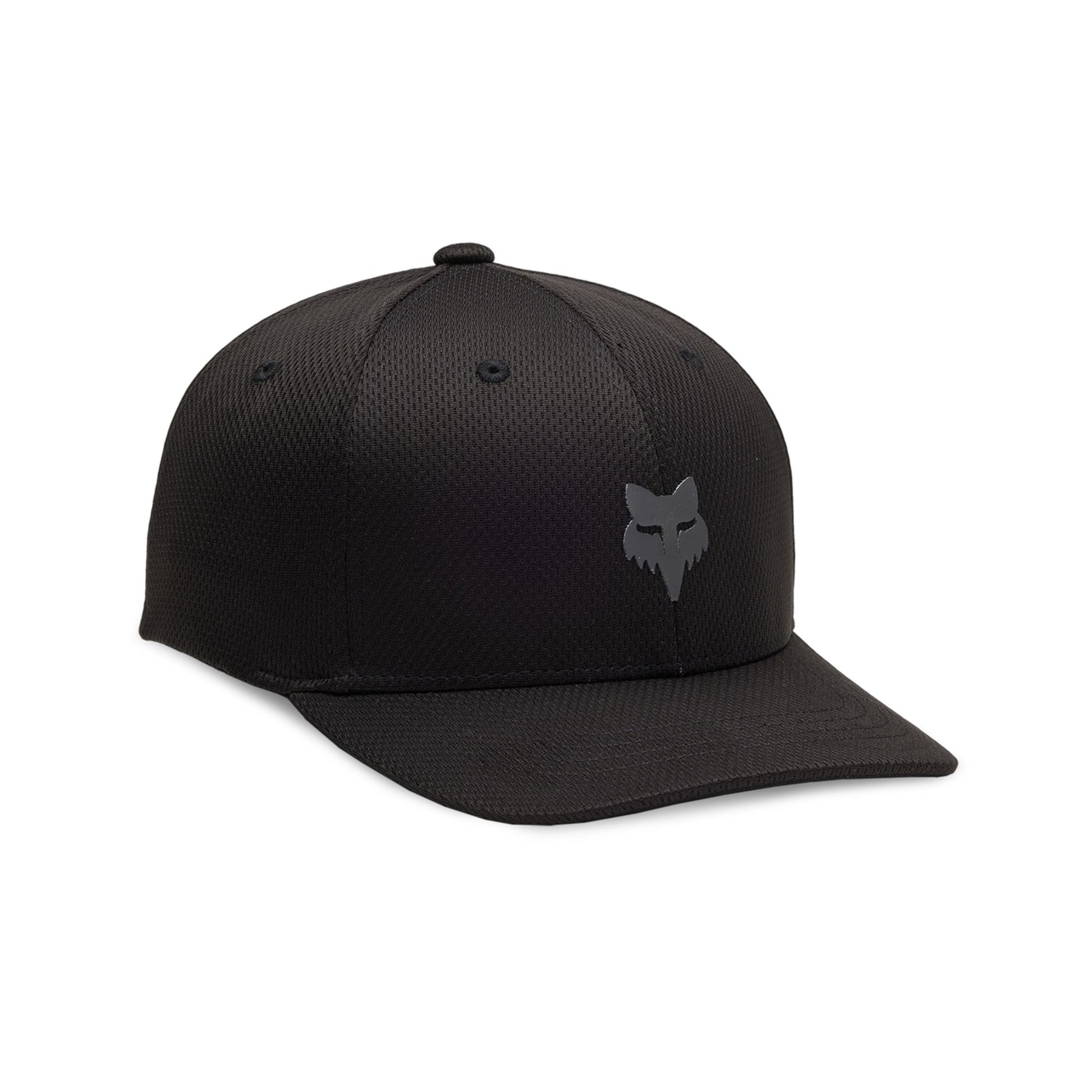 Fox Head Youth Lithotype 110 Snapback Hat-One Size-Black / Black-BRINK