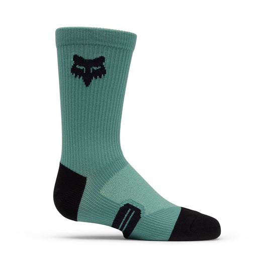Fox Head Youth Ranger Crew 6" Socks-YS-Arctic Blue-BRINK