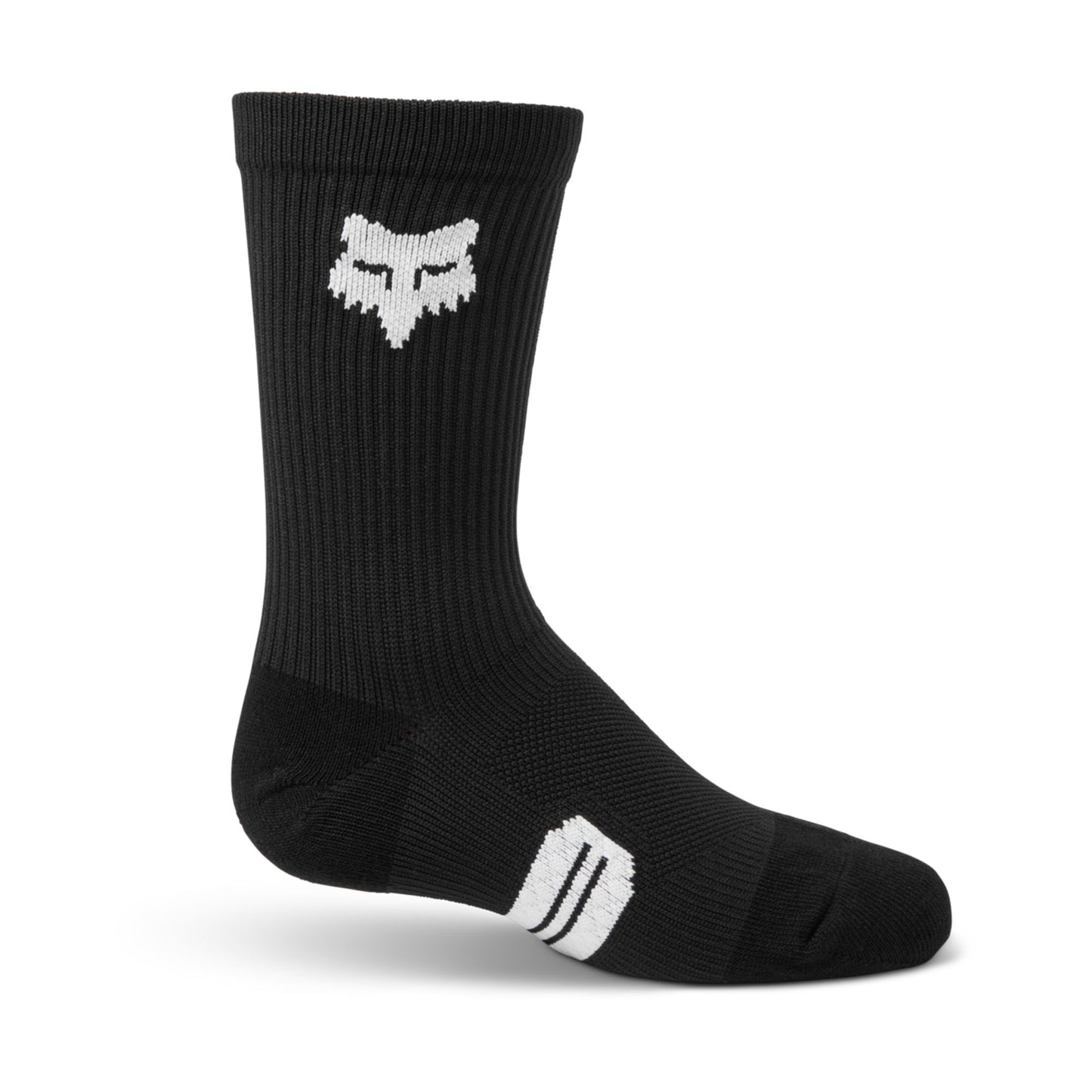 Fox Head Youth Ranger Crew 6" Socks-YS-Black-BRINK