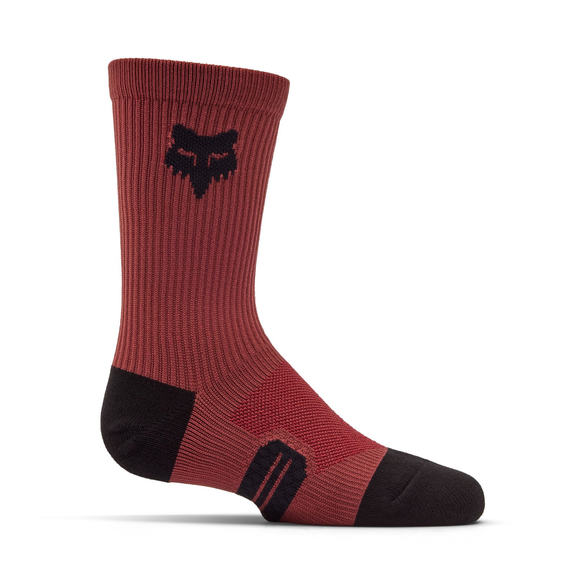 Fox Head Youth Ranger Crew 6" Socks-YS-Rust-BRINK