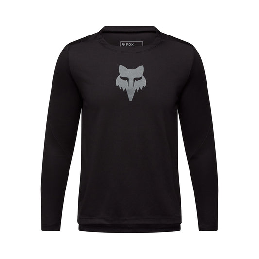 Fox Head Youth Ranger Long Sleeve Jersey-YS-Black-BRINK
