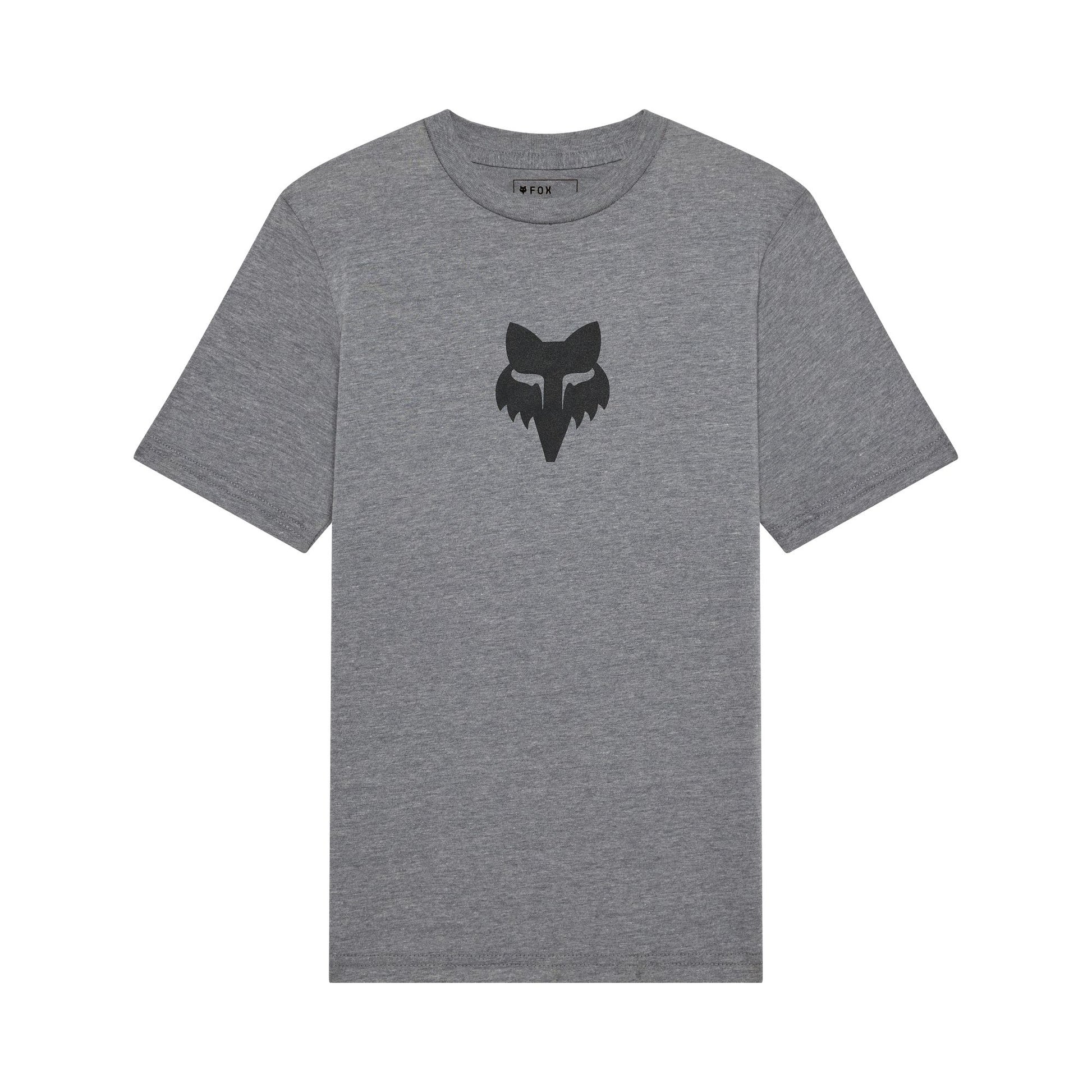 Fox Head Youth Tee-YS-Heather Dark Grey-BRINK