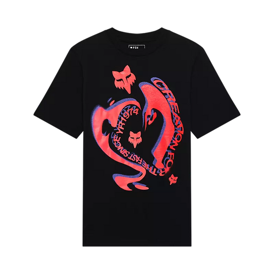 Fox Head Youth Vision Tee 2026-YS-Ultra Black-BRINK