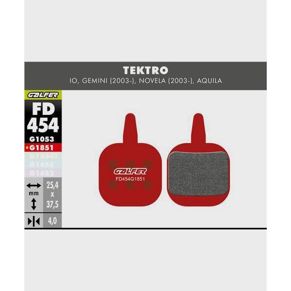 Galfer Advanced Disc Brake Pads-Tektro Gemini / Novela / Aquila-Steel-BRINK