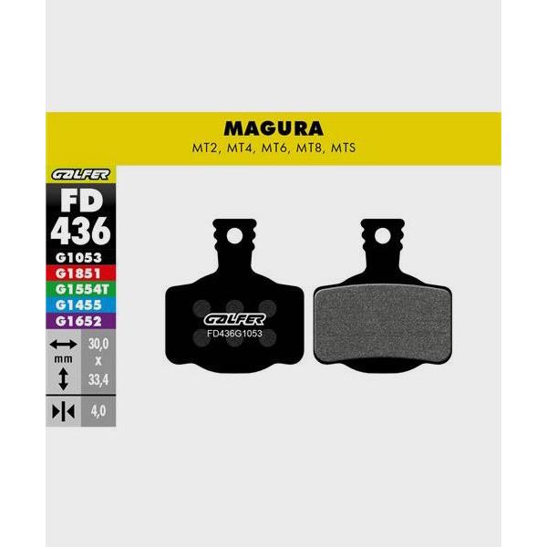 Galfer Performance Disc Brake Pads - Bulk 30 Sets-Magura MT2 / MT4 / MT6 / MT8-Steel-BRINK