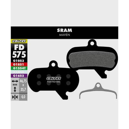 Galfer Performance Disc Brake Pads - Bulk 30 Sets-SRAM Extra Large Maven-Steel-BRINK