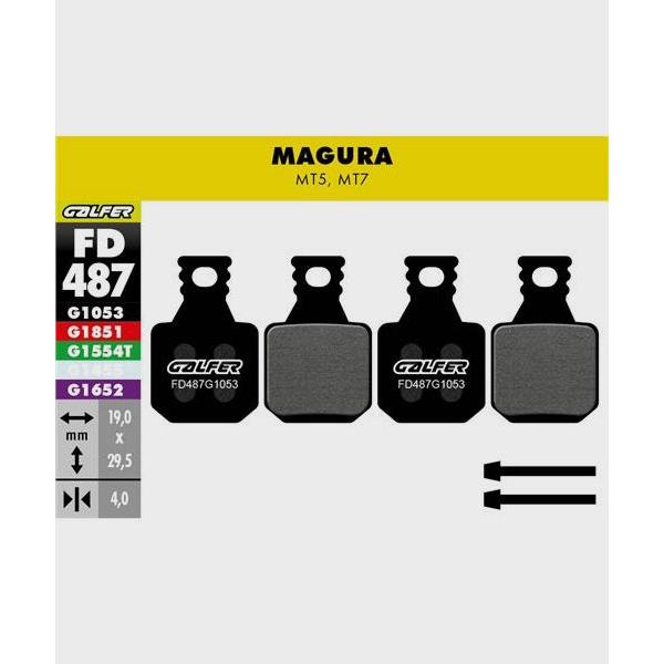 Galfer Performance Disc Brake Pads-Magura MT5 / MT7-Steel-BRINK