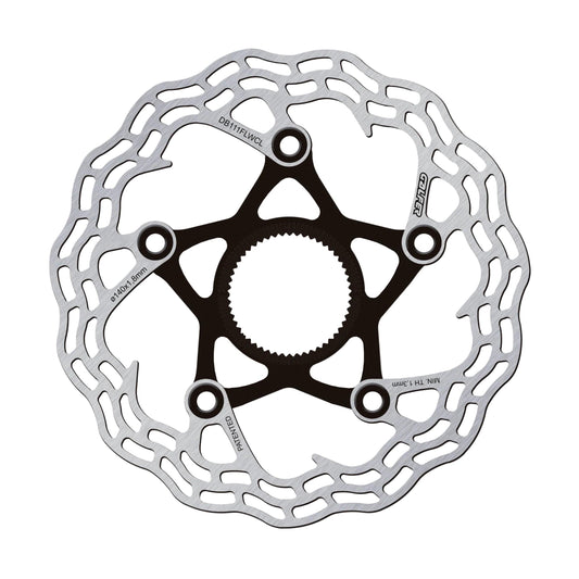 Galfer Shark Road Rotor-Centre Lock-140 x 1.8mm-Black-BRINK