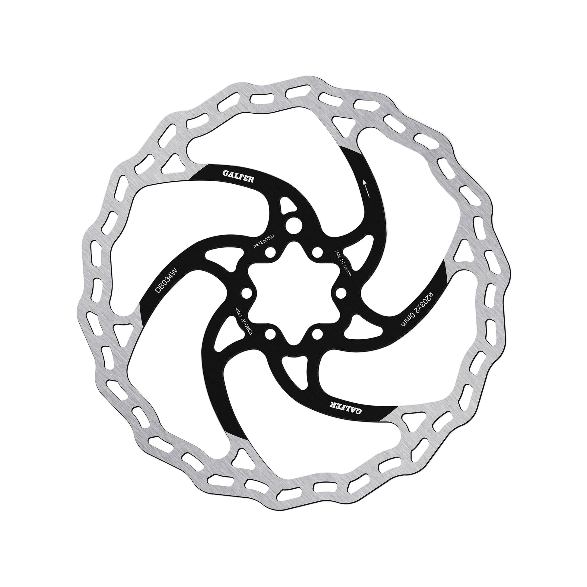 Galfer Wave MTB Rotor-6 Bolt-160 x 1.8mm-BRINK