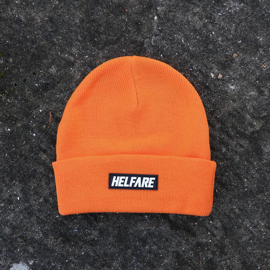 Helfare Box Beanie-One Size-Orange-BRINK