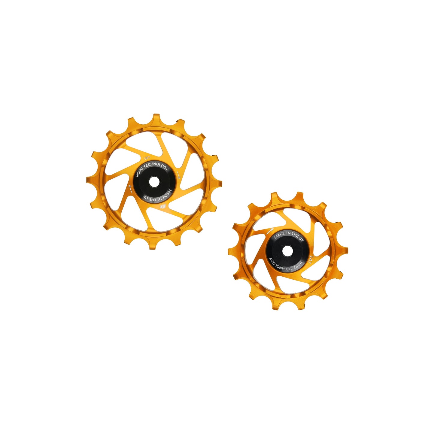Hope 16 / 14 Tooth T-Type Jockey Wheels-BRINK