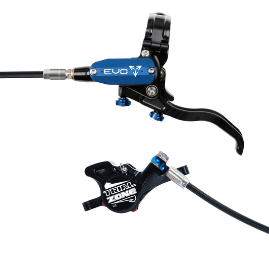 Hope EVO Trial Zone No.9 Disc Brake-Left-Blue-Black-BRINK