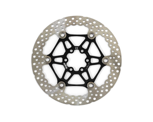 Hope Moto V2 Floating Rotor-6 Bolt-183mm-Black-BRINK