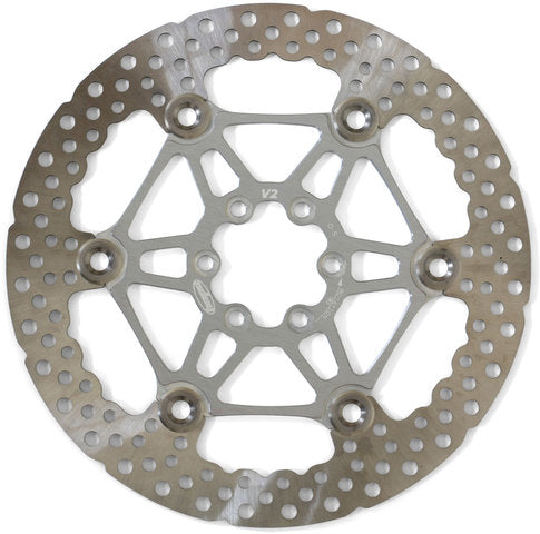 Hope Moto V2 Floating Rotor-6 Bolt-183mm-Silver-BRINK