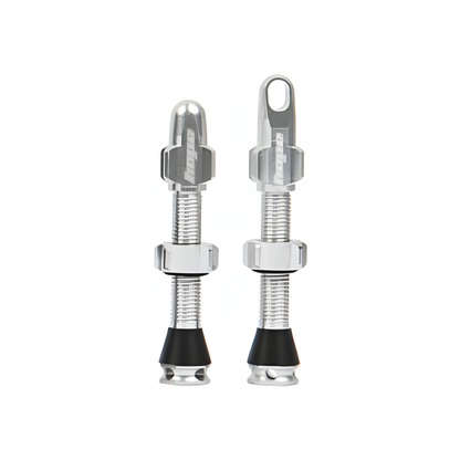 Hope Tubeless Valve Pair-40mm-Silver-BRINK