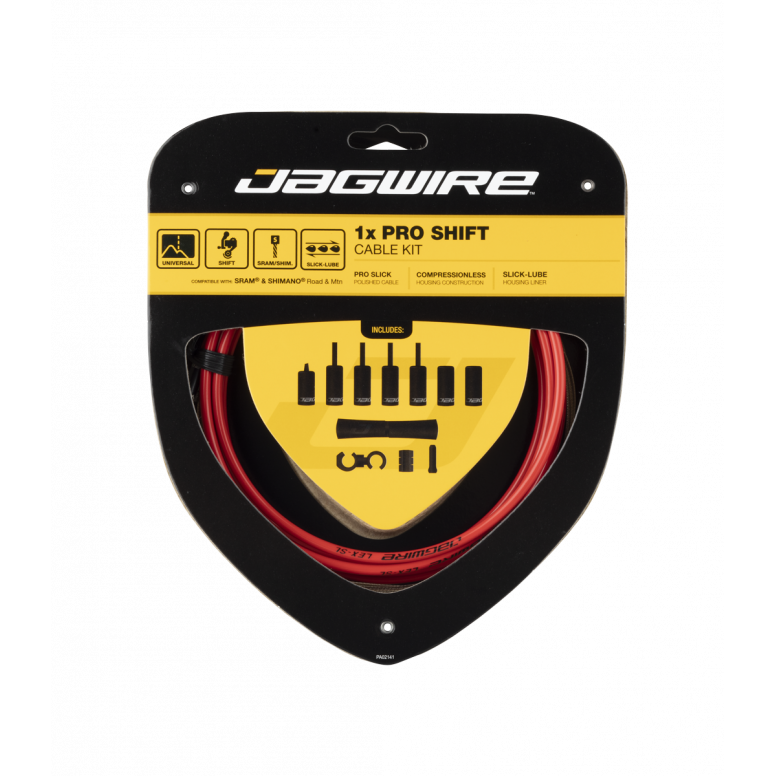 Jagwire Pro Shift Kit-1.1mm / 2300mm-Red-BRINK