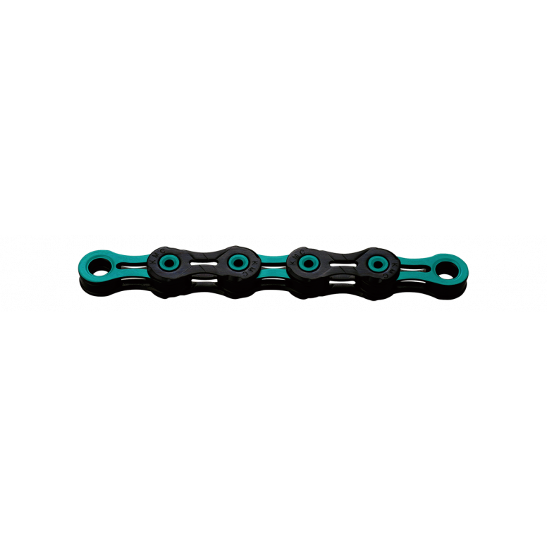KMC DLC 11 Waxed Chain-11sp-118L-Black / Celeste-BRINK