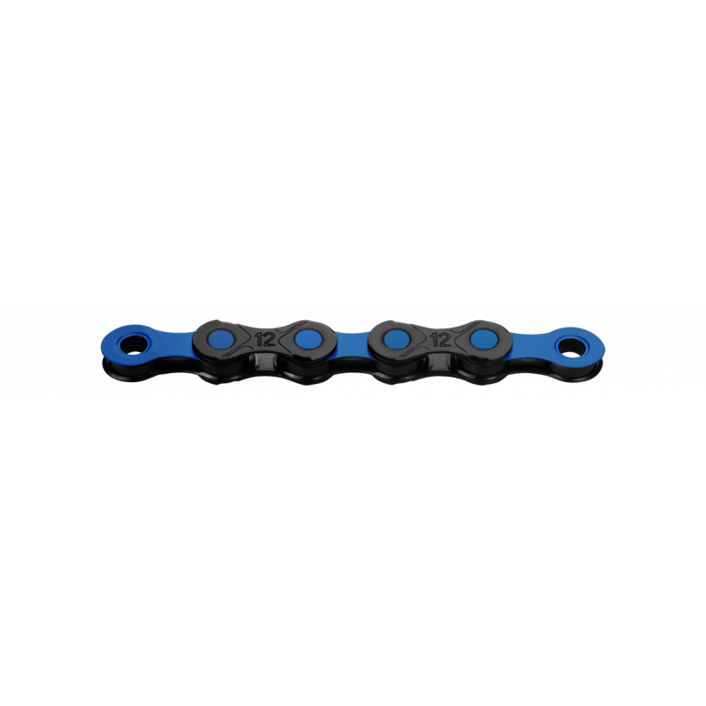 KMC DLC 12 Chain-12sp-118L-Black / Blue-BRINK