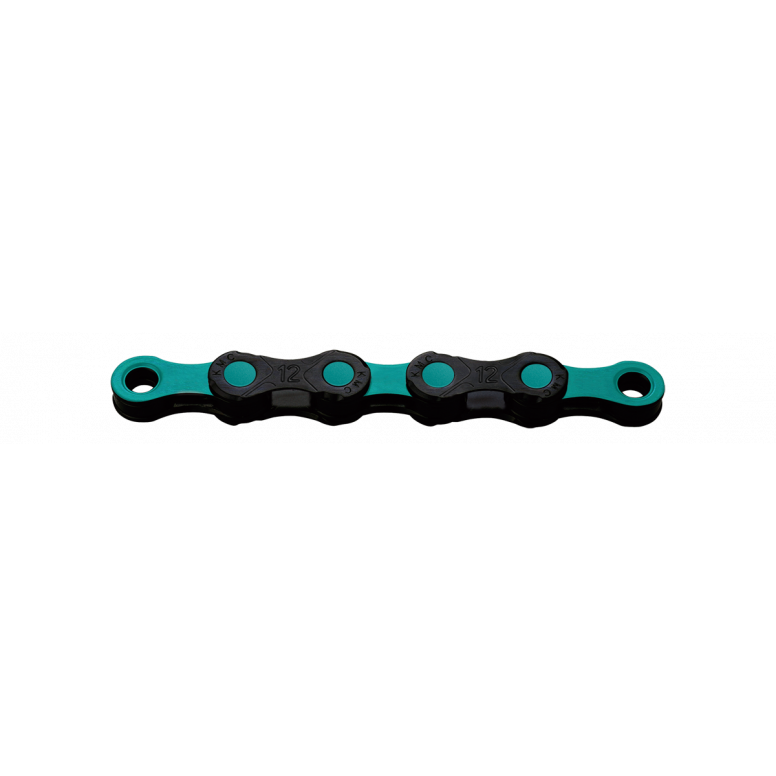 KMC DLC 12 Waxed Chain-12sp-126L-Black / Celeste-BRINK