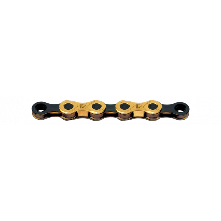 KMC X12 Waxed Chain-12sp-126L-Black / Gold-BRINK