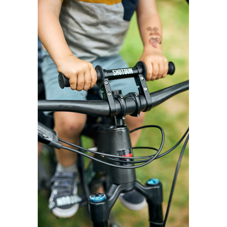 Kids Ride Shotgun Child Bike Seat + Handlebars Combo-BRINK