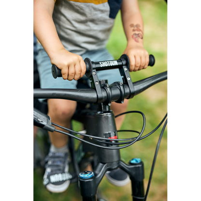 Kids Ride Shotgun Child Bike Seat + Handlebars Combo-BRINK