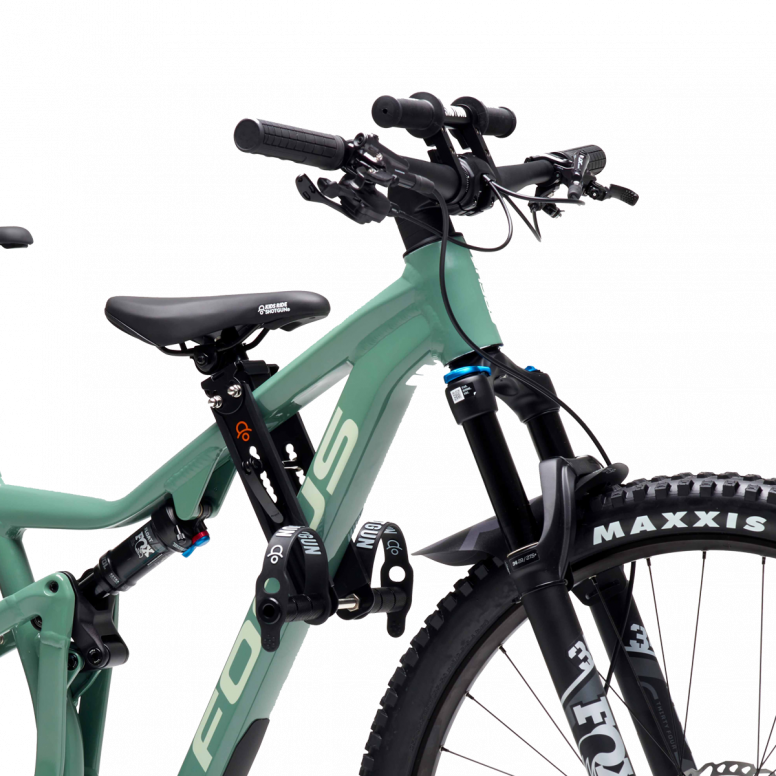 Kids Ride Shotgun Child Bike Seat + Handlebars Combo-BRINK