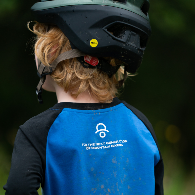 Kids Ride Shotgun Dialled Dino Windproof Kids MTB Jersey-BRINK