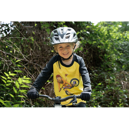 Kids Ride Shotgun Loose Lion Windproof Kids MTB Jersey-BRINK