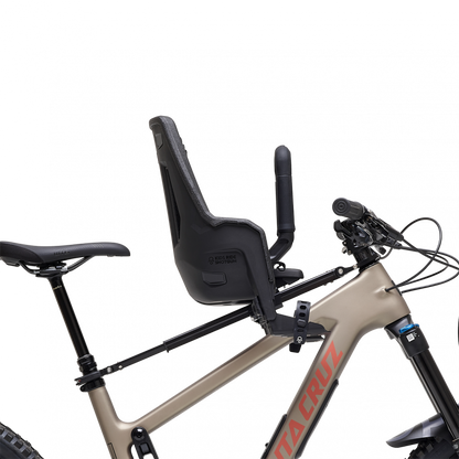 Kids Ride Shotgun Pro Evo Child Bike Seat + Handlebars Combo-BRINK